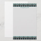 Personalisierte Dekorationsliste Briefpapier (Vorne/Hinten)