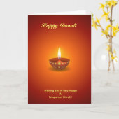 Personalisierte dekorative Glühbirne Karte (Gelbe Blume)