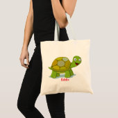 Personalisierte dekorative Schildkröte-lustiges Tragetasche (Vorderseite (Produkt))