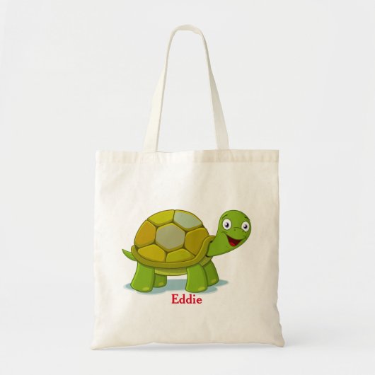 Personalisierte dekorative Schildkröte-lustiges Tragetasche (Vorne)
