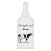 Personalisierte dekorative Vieh-Kuh Schneidebrett (Vorderseite)