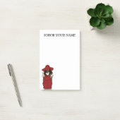 Personalisierte Delta-Studentinnenverbindung  Post-it Klebezettel (Büro)