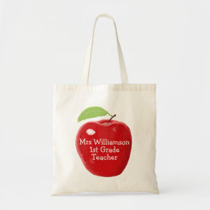Personalisierte der Apple-Malerei des Lehrers Tragetasche