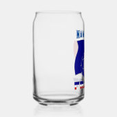 Personalisierte der französischen Fußball-Flagge Dosenglas (Rechts)