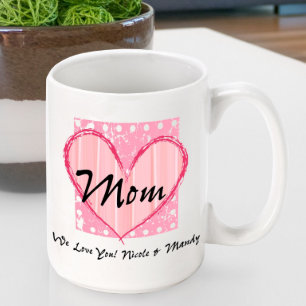 Personalisierte der Kaffee-Tasse der Mama - Shabby