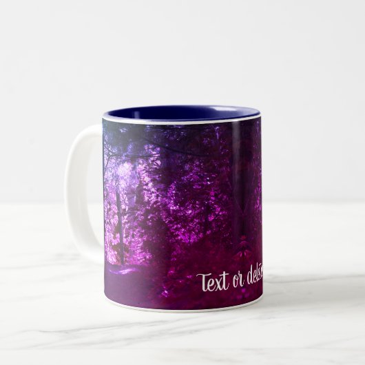 Personalisierte der Trassenart Zweifarbige Tasse (Vorderseite Links)