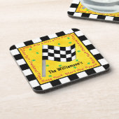 Personalisierte des Markierungsfelds für den Motor Getränkeuntersetzer (Linke Seite)