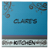 Personalisierte Designer-Küche Trivet Schablone Fliese (Vorderseite)