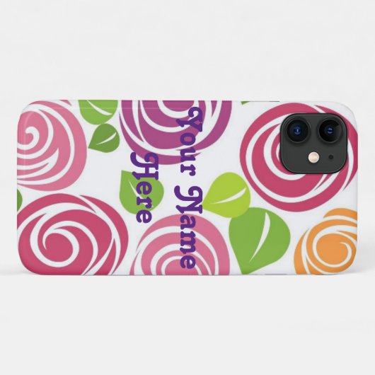 Personalisierte Designs - Ihr Name hier Case-Mate iPhone Hülle (Rückseite (Horizontal))