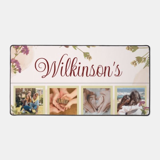 Personalisierte Desktop-Matte für Fotos, Maus-Pad Schreibtischunterlage (Vorderseite)