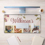 Personalisierte Desktop-Matte für Fotos, Maus-Pad Schreibtischunterlage<br><div class="desc">Erhöhen Sie Ihr Büro und verwandeln Sie Ihre gepflegten Erinnerungen in eine personalisierte Schreibtischmatte. Fügen Sie einfach Ihren Familiennamen und die 4 Fotos Ihrer Familie hinzu. Es ist eine tolle Geschenkidee,  um eine neue Zuhause zu feiern,  neue Eltern,  neue Großeltern,  etc.</div>