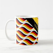 Personalisierte deutsche Flag-Kaffee-Tasse Kaffeetasse (Links)