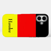 Personalisierte deutsche Flagge Case-Mate iPhone Hülle (Rückseite (Horizontal))
