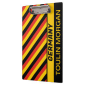 Personalisierte deutsche Flagge Klemmbrett (Links)