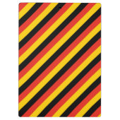 Personalisierte deutsche Flagge Klemmbrett (Rückseite)