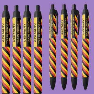 Personalisierte deutsche Flagge Kugelschreiber