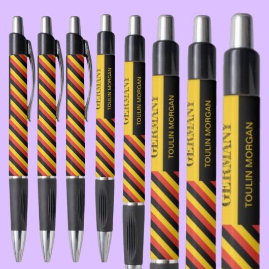 Personalisierte deutsche Flagge Kugelschreiber