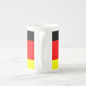 Personalisierte deutsche Flagge Porzellantasse (Rückseite)