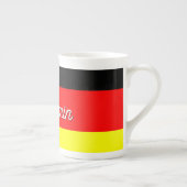 Personalisierte deutsche Flagge Porzellantasse (Rechts)