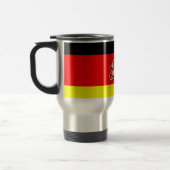 Personalisierte deutsche Flagge Reisebecher (Links)