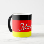 Personalisierte deutsche Flagge Verwandlungstasse (Vorderseite Links)