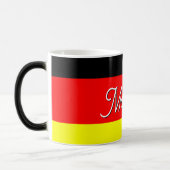 Personalisierte deutsche Flagge Verwandlungstasse (Links)