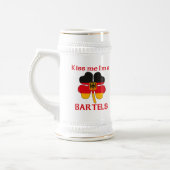 Personalisierte deutsche küssen mich, den ich bierglas (Links)