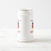 Personalisierte deutsche küssen mich, den ich bierglas (Mittel)