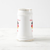 Personalisierte deutsche küssen mich, den ich Faul Bierglas (Mittel)