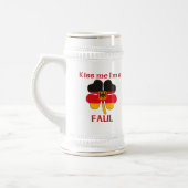 Personalisierte deutsche küssen mich, den ich Faul Bierglas (Links)