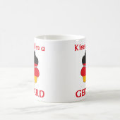 Personalisierte deutsche küssen mich, den ich kaffeetasse (Mittel)