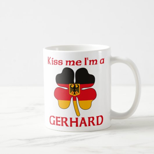 Personalisierte deutsche küssen mich, den ich kaffeetasse (Rechts)