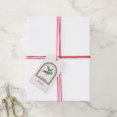 Personalisierte Dezember-Geburtsmonatsblume Geschenkanhänger (Mit Garn)