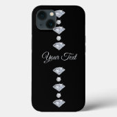 Personalisierte Diamanten Case-Mate iPhone Hülle (Rückseite)