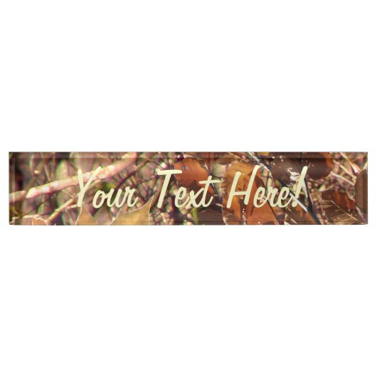 Personalisierte die Camouflage-Tarnungs-Malerei Namensplakette (Vorderseite)