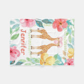 Personalisierte die Fleece-Decke der Fleecedecke (Vorderseite (Horizontal))