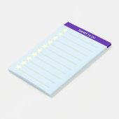 Personalisierte Dinge, die man tun kann, Sterne Post-it Klebezettel (angewinkelt)