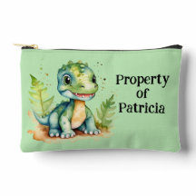 Personalisierte Dino Pouch Tasche - Druck Schneide