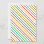 Personalisierte Dinosaur Themed Girls Geburtstagsp Einladung (Rückseite)