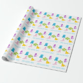 Personalisierte Dinosaurier Friends Packpapier (Ungerollt)
