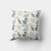 Personalisierte Dinosaurier Kissen (Rückseite)