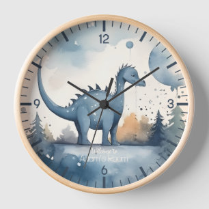 Personalisierte Dinosaurier-Uhr Uhr