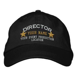 Personalisierte DIRECTOR Stars Cap Stickerei Bestickte Baseballkappe