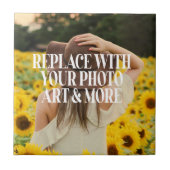 Personalisierte DIREKTE Fliese (Vorderseite)