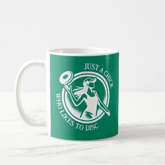 Personalisierte Disc Golf Kaffeetasse (Links)