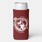 Personalisierte Disc Golf Selters Dosenkühler (Seltzer Vorderseite)