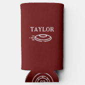 Personalisierte Disc Golf Selters Dosenkühler (Rückseite)