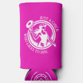 Personalisierte Disc Golf Selters Dosenkühler (Vorderseite)