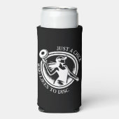 Personalisierte Disc Golf Selters Dosenkühler (Seltzer Vorderseite)