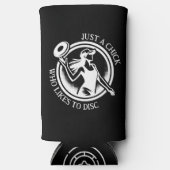 Personalisierte Disc Golf Selters Dosenkühler (Vorderseite)